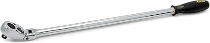 Titan 11302 1/2-Inch Drive x 24-Inch 36-Tooth Extra-Long Flex Head Ratchet