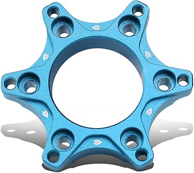 NRG Innovations SRK-LOTH-BL Blue Gaming Steering Wheel Hub Adapter Compatible with Logitech G923 G29 G920 G27, 6 X 70mm Bolt Pattern