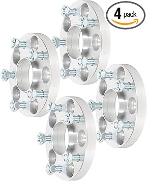 SCITOO 4X 5 Lug Wheel Spacers Hubcentric 20mm 5x4.5 64.1mm 5x114.3mm to 5x114.3mm Compatible with for ILX for RDX with 12x1.5 Studs Wheel spacers