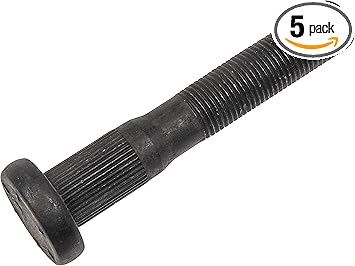 Dorman 610-0148.5 9/16 In.- 18 Serrated Stud- 0.623 In. Knurl, 3.48 In. Length, 5 Pack Universal Fit