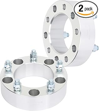 SCITOO 2 pcs 5LUG 2 inch Wheel Spacers 5x5.9/5x150 with 14x1.5 Studs 110CB Compatible with for LX570 2008-2013 for Land Cruiser 2000-2017 Wheel spacers