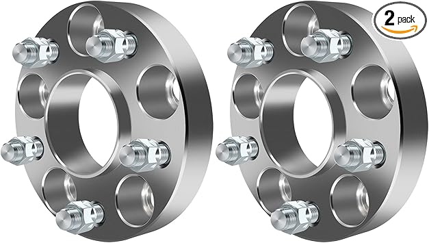 SCITOO 2X 1 inch 5x114.3 to 5x114.3 Hubcentric Wheel Spacers 5 Lug 64.1mm Hub 12x1.5 Compatible with 1996-2004 for Odyssey for RL for NSX Wheel spacers