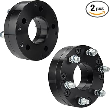 Torchbeam 5x5 to 6x5.5 Wheel Adapters 2 inch, Lug Centric Wheel Adapters (Changes Bolt Pattern) with M14x1.5 Thread Pitch,78.1mm Hub Bore,2pcs Adapters for 1500,1500 Classic,Ram 1500