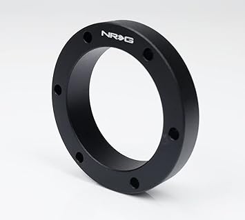 NRG Innovations NRG-SRK-520BK Steering Wheel Hub Extension Spacer, 6x70 Bolt pattern, 5