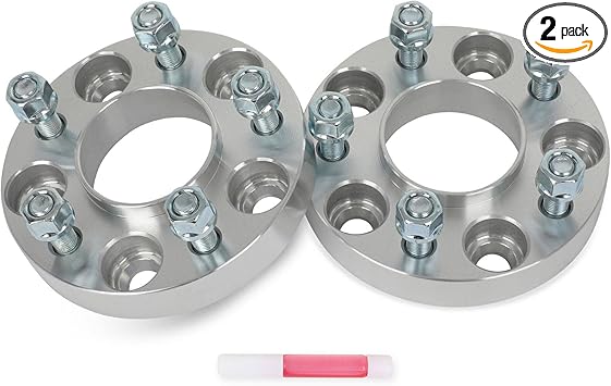 SCITOO 2Pcs 1 inch Wheel Spacers 5x115 to 5x115 with Studs 12x1.5 Bore 70.3mm Compatible with for GMC Terrain 2018-2020,for Chevrolet for Malibu 1997-2020