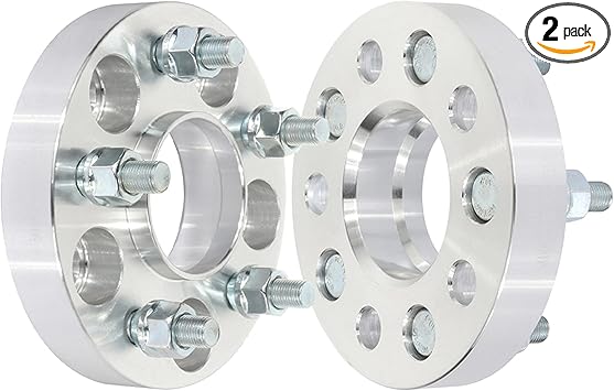 SCITOO 2 pcs 5LUG 1 inch Wheel Spacers 5x110 with 12x1.25 Studs 65.1CB Compatible with for Dart 2013-2016 for Cherokee 2014-2018 for 500X 2016-2017 Wheel spacers