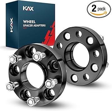 KAX 5x4.5 Wheel Spacers,Forged 1 inch 5 Lug Hub Centric Wheel Spacers with 1/2