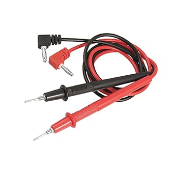 Uxcell a11080100ux0145 Dmiotech Banana Plug Multimeter Probe Test Lead Cable, 0.6M Pair, 1000V, Black