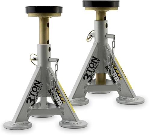 ESCO 3 Ton Performance Shorty Low Profile Jack Stands, 1 Pair