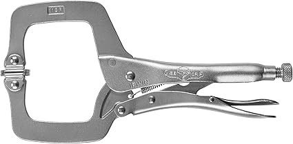 IRWIN VISE-GRIP Original Locking C-Clamp with Swivel Pads, 11