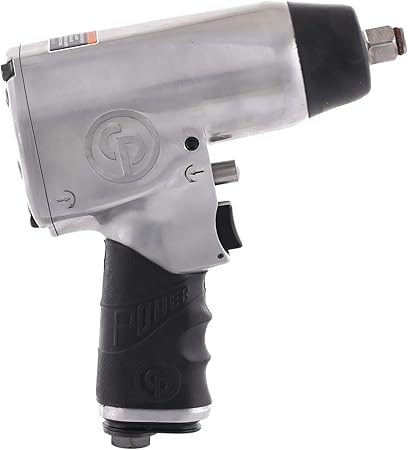 Chicago Pneumatic CP734H Air Impact Wrench (1/2 Inch), Air Impact Gun Industrial Repair & Assembly Tool, Pistol Handle, Pin Clutch, Max Torque Output 452 ft. lbf/576 Nm 8400 RPM