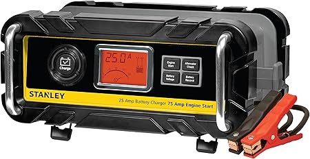 STANLEY BC25BS Smart 12V Battery Charger for Car/Marine Charging