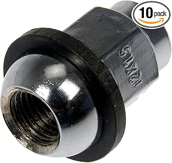 Dorman 611-138 Wheel Nut M12-1.50 Acorn - 19mm Hex, 35mm Length Compatible with Select Acura / Honda / Isuzu Models, 10 Pack