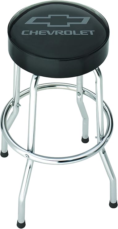 Plasticolor 004790R01 Black/Grey Garage Stool (Chevrolet)