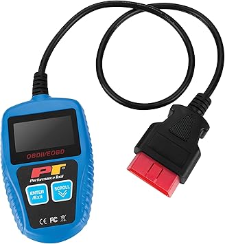 Performance Tool W2976 Universal Multilingual CAN OBDII Scanner Tool (for Check Engine Light, Diagnostics & Emission Readiness Status)