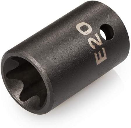 TEKTON 1/2 Inch Drive x E20 External Star Impact Socket | SID22420