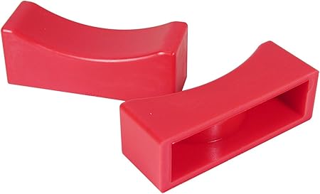 Prothane (19-1412) Universal Jack/Stand Pads (Fits 1.125 x 4.0 Heads) - Red