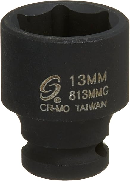 Sunex 813MMG 1/4-Inch Drive 13-Mm Magnetic Impact Socket