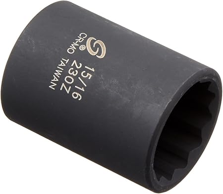 Sunex 230z 1/2-Inch Drive 15/16-Inch 12-Point Impact Socket