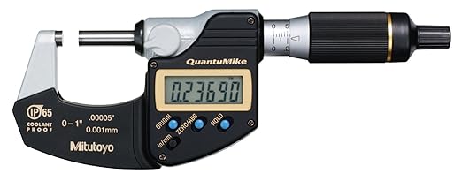 Mitutoyo 293-185-30 QuantuMike DIGIMATIC Micrometer, 0-1