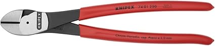 KNIPEX - 74 01 250 SBA Tools - High Leverage Diagonal Cutters (7401250SBA), 10 inches