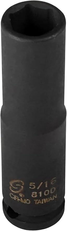 Sunex 810d 1/4-Inch Drive 5/16-Inch Deep Impact Socket