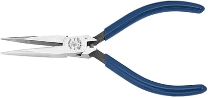 Klein Tools D327-51/2C Pliers, Needle Nose Pliers, Slim, 1/16-Inch Point Diameter, 5-Inch