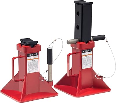 SUNEX TOOLS 1522A 22-Ton Jack Stands, Pair