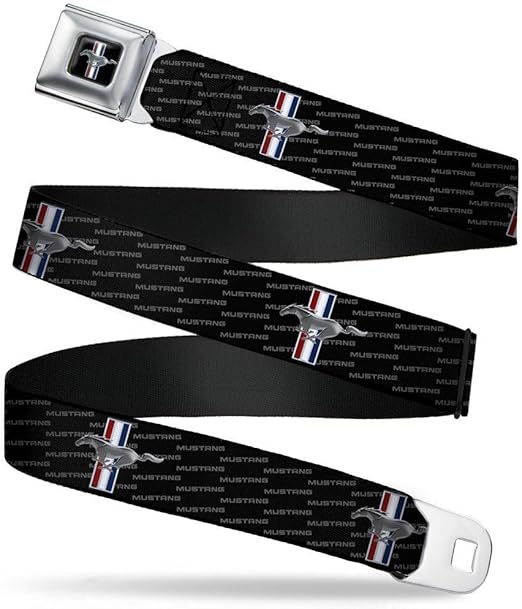 Buckle-Down Seatbelt Belt Mustang XL