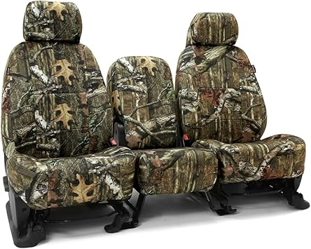 Skanda Custom Fit Seat Cover Designed for Select Chevrolet Models: 1 Row, Neosupreme Fabric, Mossy Oak Break Up Infinity Solid