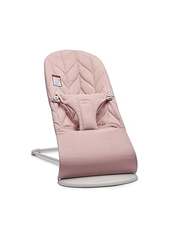 BabyBjörn Bouncer Bliss, Woven, Petal Quilt, Dusty Pink