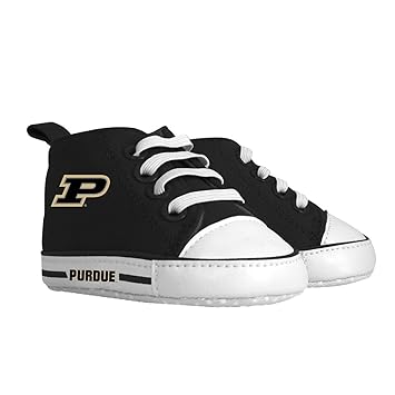 Baby Fanatic Ncaa Legacy Infant PRE-Walker Hightops, Purdue Boilermakers, for Ages 0 To 6 Months