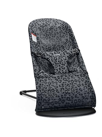 BabyBjörn Bouncer Bliss, Mesh, Anthracite/Leopard