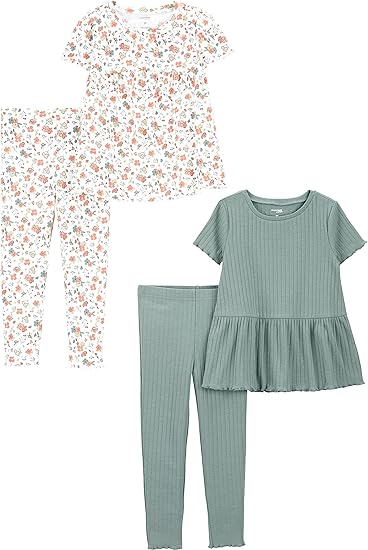 Simple Joys by Carter's baby-girls 4-piece Playwear Set