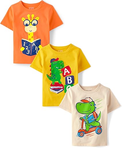 The Children's Place Baby Boys Educational Short Sleeve Graphic T Shirt