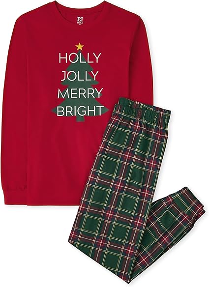 The Children's Place Family Matching, Festive Christmas Pajama Sets, Cotton