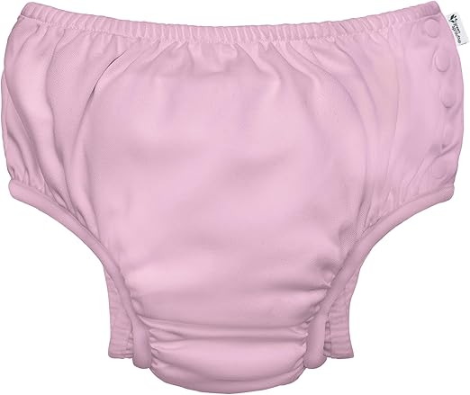 i Play Girls Reusable Absorbent Baby Swim Diapers Light Pink 3T