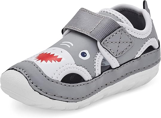 Stride Rite Baby SM Splash Water Shoe, Grey, 4.5 US Unisex Infant