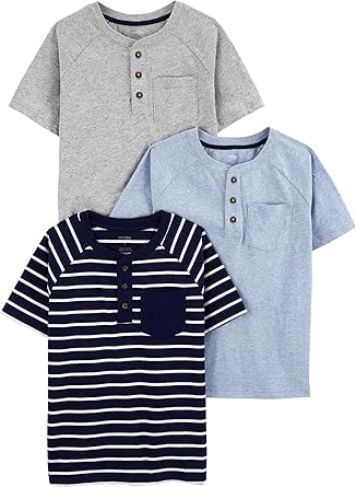 Simple Joys by Carter's Baby Boys' 3-Pack Short-Sleeve Tee Shirts