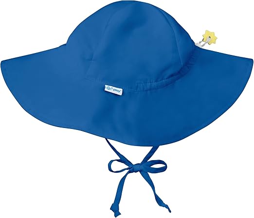 i play. by green sprouts Baby & Toddler Brim Sun Protection Hat | All-day UPF 50+ sun protection for head, neck, & eyes