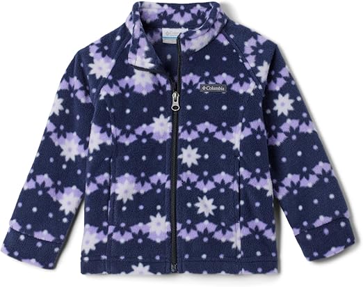 Columbia Baby Benton Springs II Printed Fleece, Dark Nocturnal Daisy Dot, 6/12