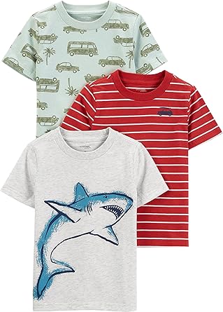 Simple Joys by Carter's Baby Boys' 3-Pack Short-Sleeve Tee Shirts