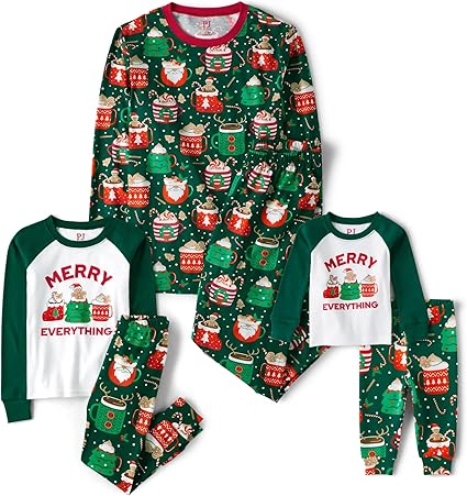 The Children's Place Baby Family Matching, Fall Harvest Pajama Sets, Cotton