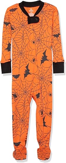 HonestBaby Non-Slip Footed Pajamas One-Piece Sleeper Jumpsuit Zip-Front PJs 100% Organic Cotton for Baby Boys