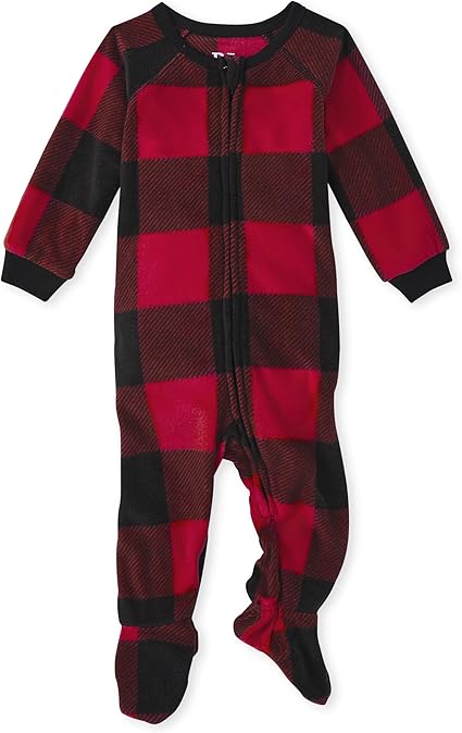 The Children's Place Baby and Kids', Sibling Matching, Christmas Pajama Sets, Fleece