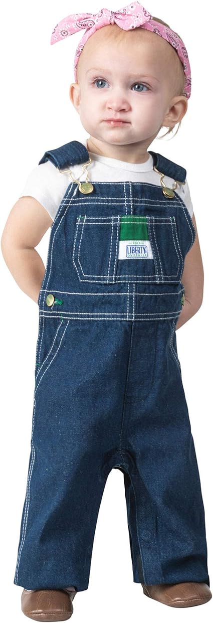 Liberty Infant Denim Bib Overall