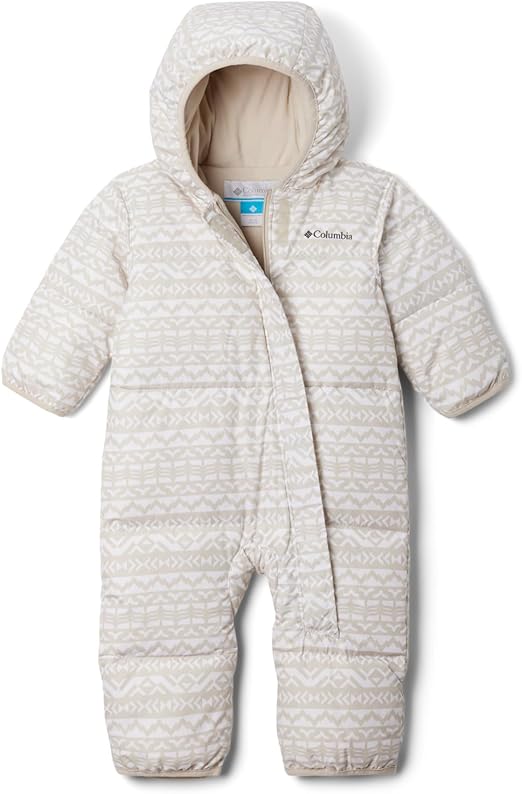 Columbia Baby Snuggly Bunny II Bunting, White Madras Tonal/Chalk, 6/12