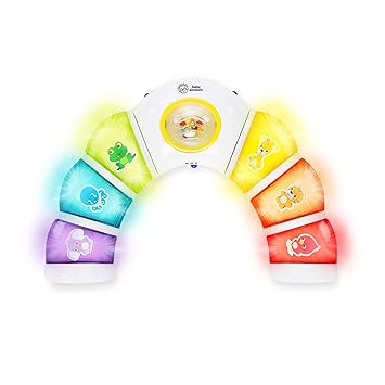 Baby Einstein Glow & Discover Light Bar Musical Activity Station and Tummy Time Toy, Age 3 months+