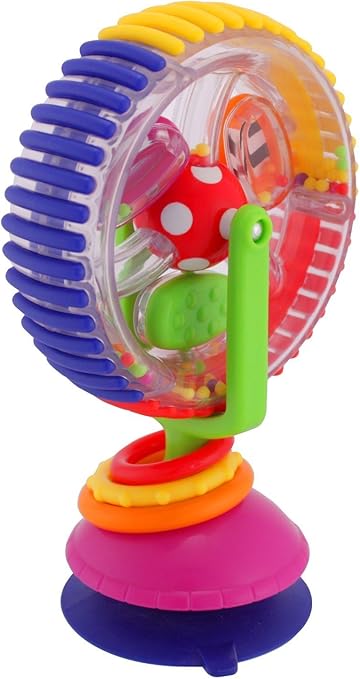 Sassy Wonder Wheel Spinning High Chair Tray Toy, Age 6+ Months