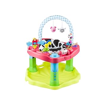 Evenflo Exersaucer Moovin & Groovin Activity Center, 25x30x30 Inch (Pack of 1)